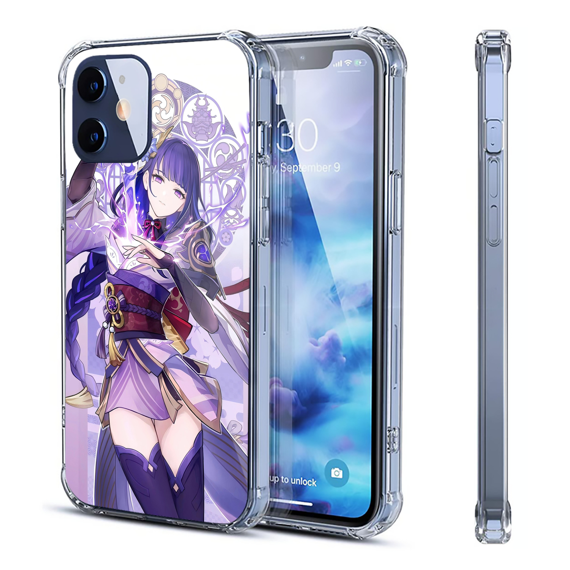 げんし神 genshin 【iPhone 12シリーズ対応】透明スマホケース（クリアソフトケース）